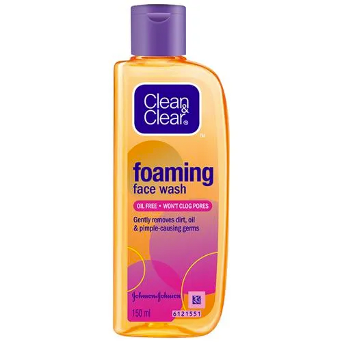 Clean-Clear-150ml.png Clean & Clear Foaming Face Wash 150 ml - Image 1