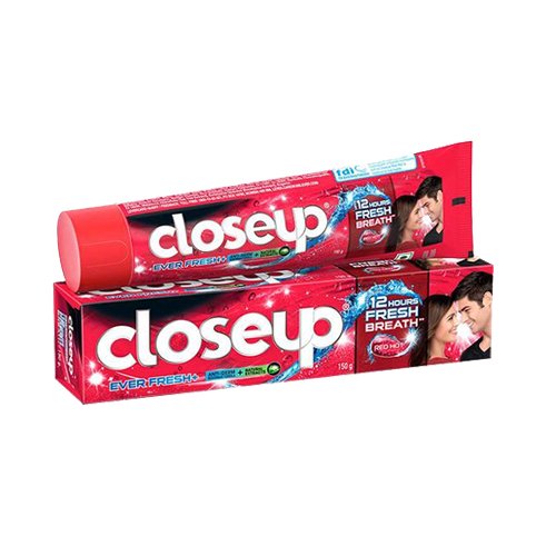 Closeup-Toothpaste-Ever-Fresh-Red-Hot-Gel-150g-2.jpg Closeup Toothpaste 150 gm - Image 1