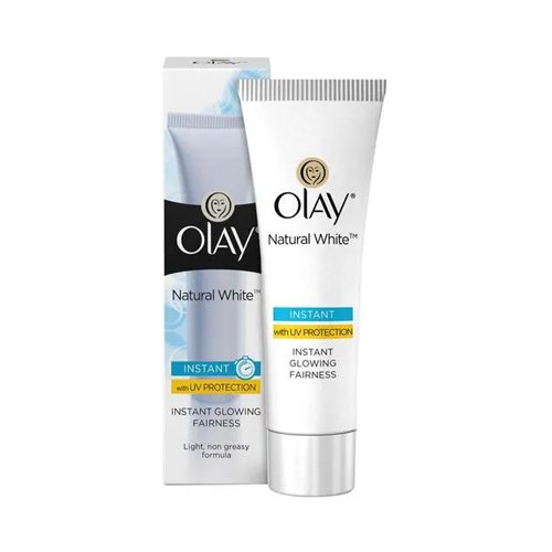 Olay-Natural-White.jpg Olay Natural White - Light Instant Glowing Fairness Skin Cream Serum, 20 gm - Image 1