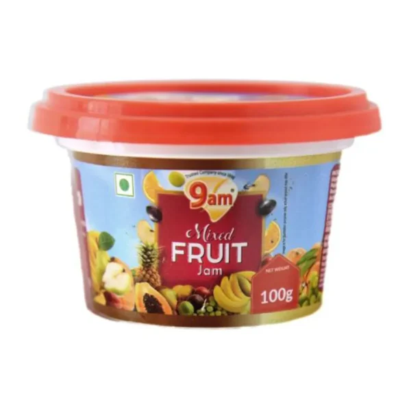 9AM MIXED FRUIT JAM, 100G
