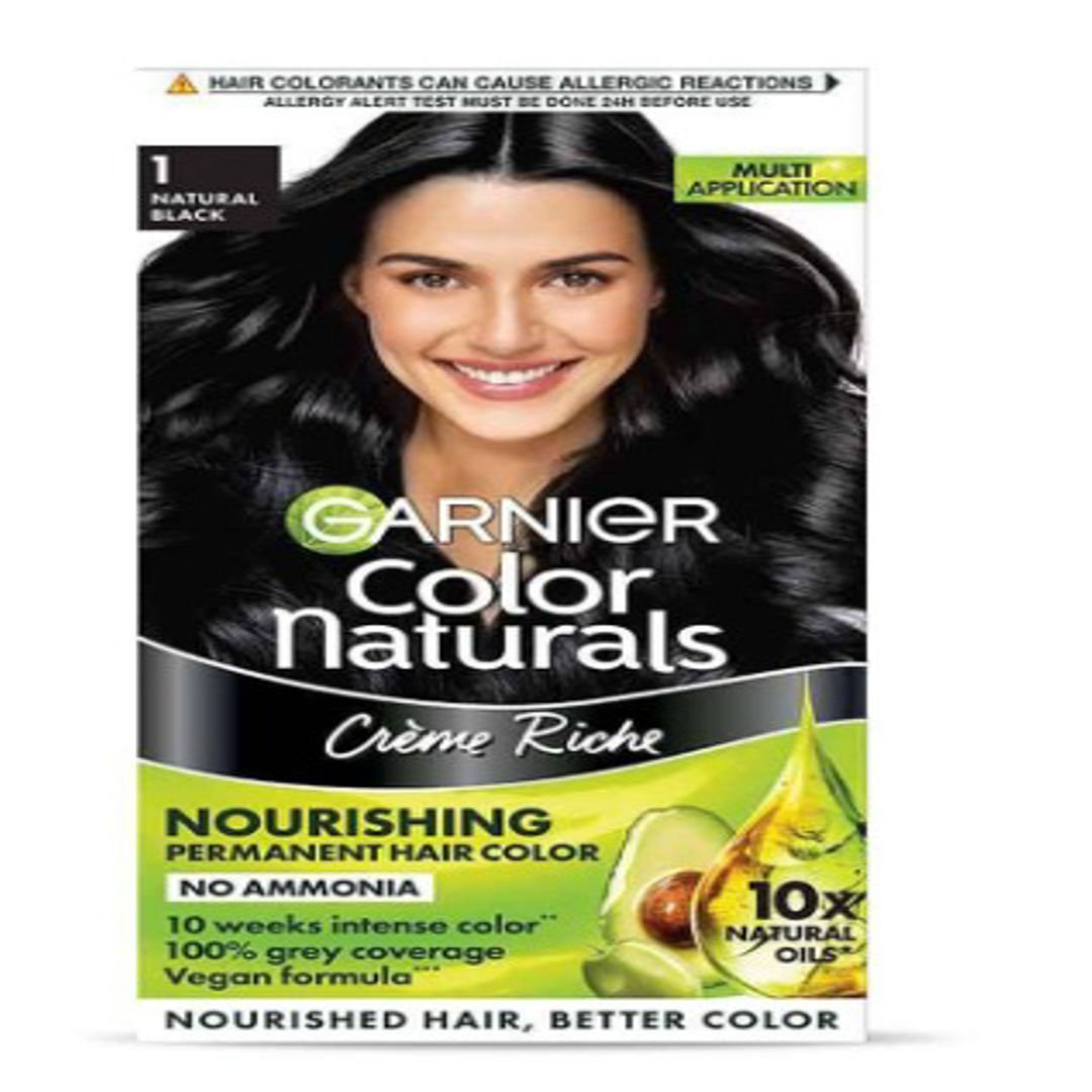 image (16)_imresizer Garnier Color Naturals Crème Natural Black 1No. (35 ml+ 30 gm) - Image 1
