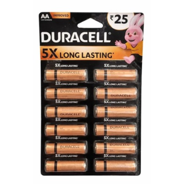 Duracell Alkaline AA Battery - 12 U